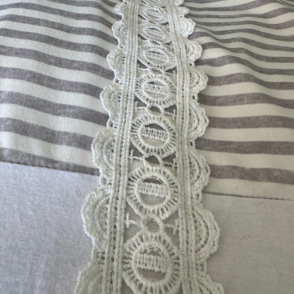 Black White Gray Stripped and block shirt